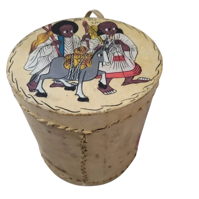 Vintage Ethiopian Drum