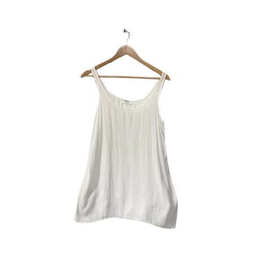 Mela Purdie Womens  Size 10 Sleeveless Top White 