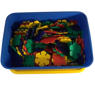 Vintage Plastic Connector Toys as pictured