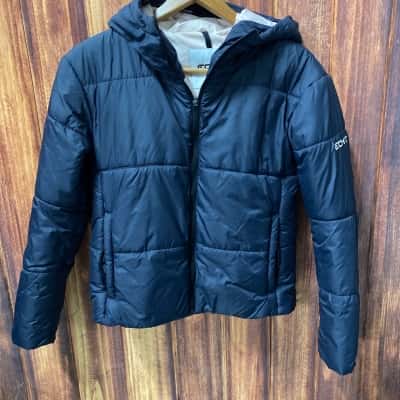 Echt Womens  Size XS Puffer Jacket Navy Blue 