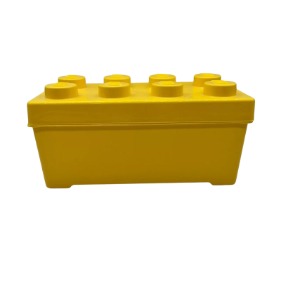 Yellow Lego Storage Brick