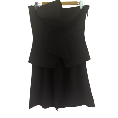 Cue Womens strapless Top Black  size 10