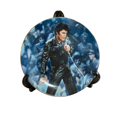 Elvis Presley’68 Comeback Special Limited Edition Delphi Collectable Plate 1990