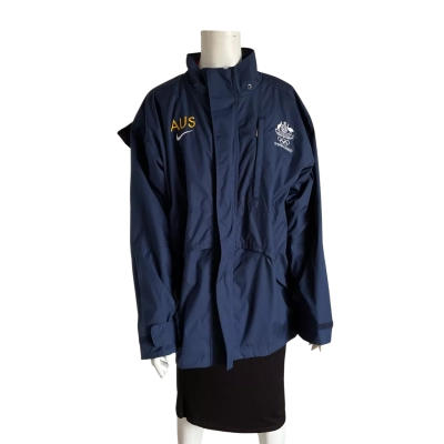 Nike Australia Olympic 2000 Officials/Athletes Anorak SS Blue 