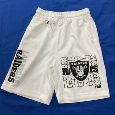 NFL Las Vegas Raiders White Shorts Men’s Size M