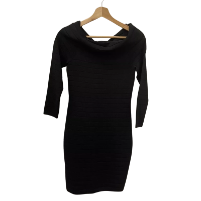 Bardot Womens  Size 10 Off The Shoulder Dress Black  