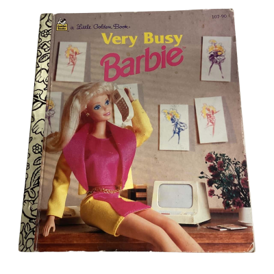 A Little Golden Book Very Busy Barbie
