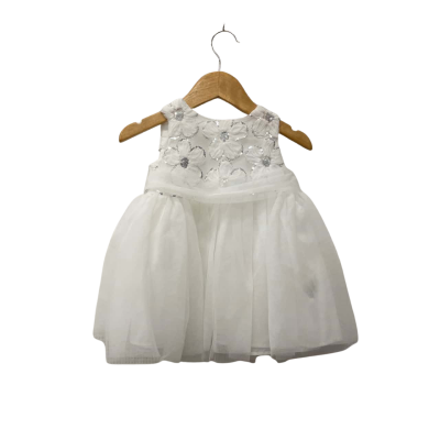 Origami Kids  Size 0 Dress White 