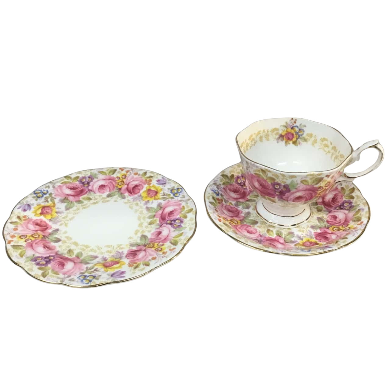 Royal Albert Bone China Serena Trio Made In England (s)