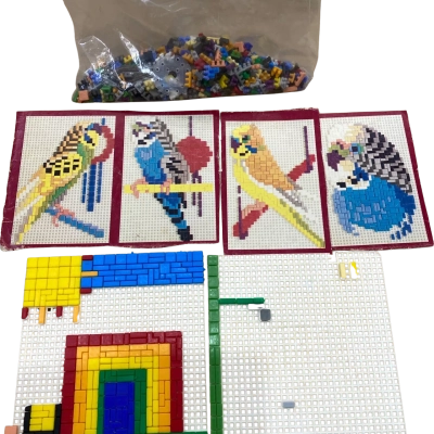 Stickit Mini Plug in Budgie 4 in one mosaic craft kit