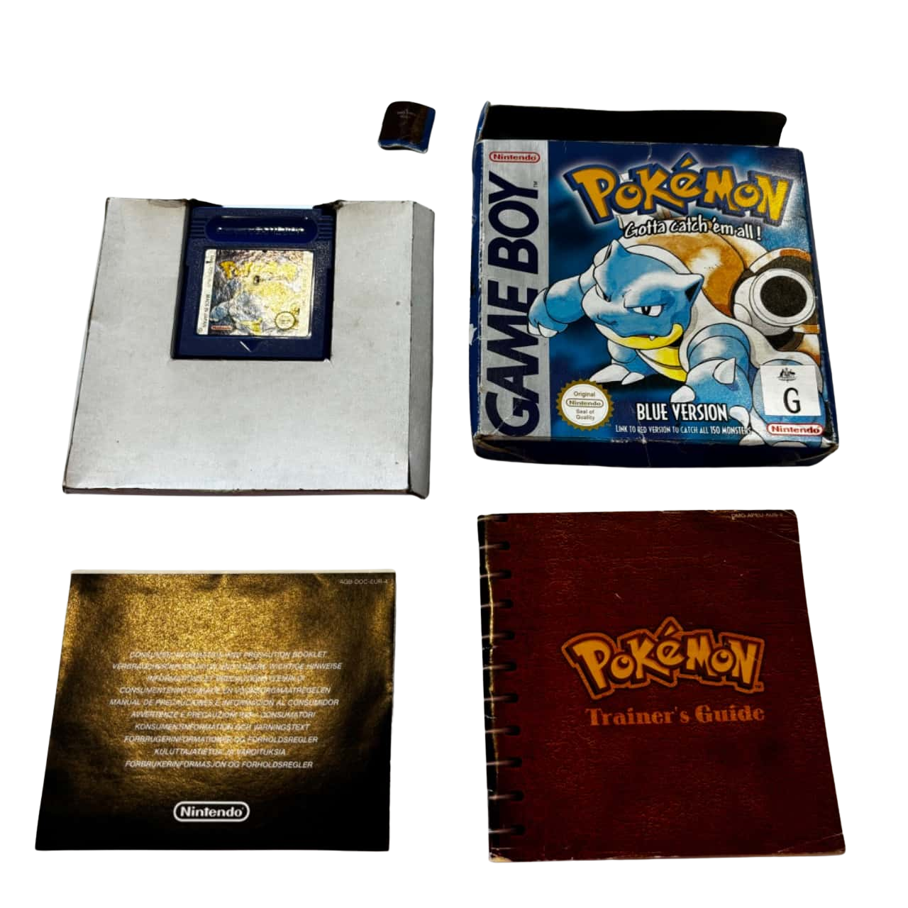 Pokémon Gotta catch ‘em all! Nintendo Game Boy Blue Version Includes