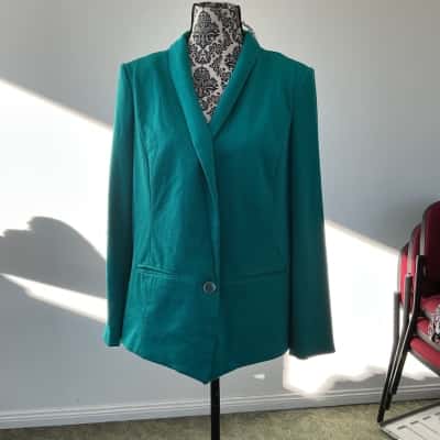 Katies Womens  Size 16 Blazer Pattern / Teal 