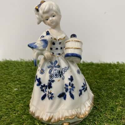 Vintage porcelain musical figure
