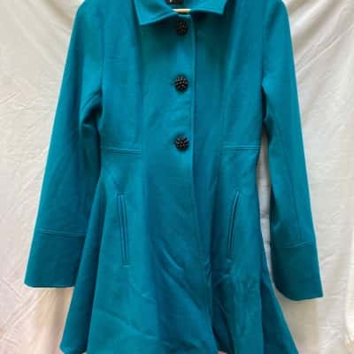 Black Friday Womens  Size 8 Winter Coat Teal 