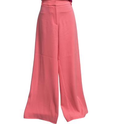 Cue Womens  Size 8 Pink  Wide Legged Pants VGUC