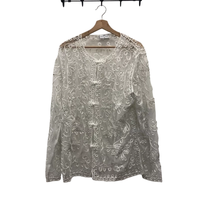 Princess Cruises Womens  Size XL Long Sleeve Top White 