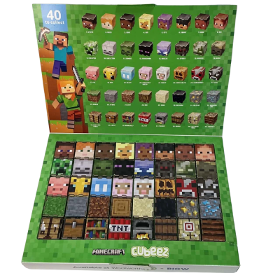 Minecraft - Cubeez Complete Set + Display Case