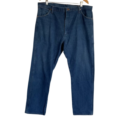 Wrangler Mens  Size 40 Straight Leg Jeans Blue 