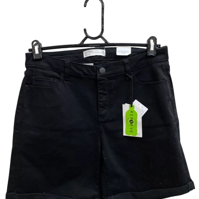 Jeanswest Womens  Size 12 Denim Shorts / High Wasted Shorts Black  