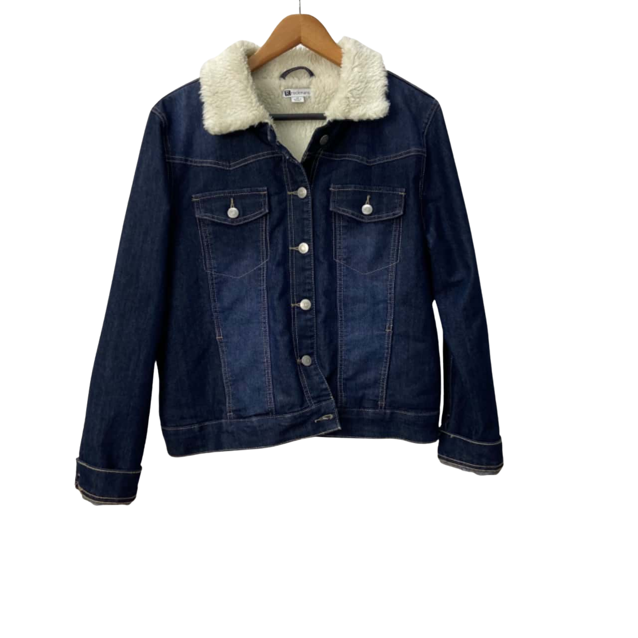 Rockmans Womens Size 14 Denim Fleece Jacket