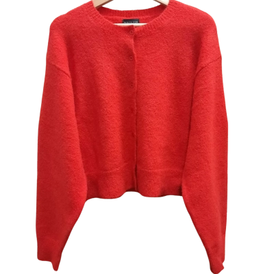 New With Tags WHITE FOX Red 'Warm Whispers Knit Cardigan' in Size S/M  Orrp $69.95