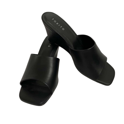 Tokito Womens  Size 7 Wedges Black  