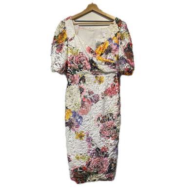Romance by Honey and Beau Womens Dress Size 10 Floral / White Lace