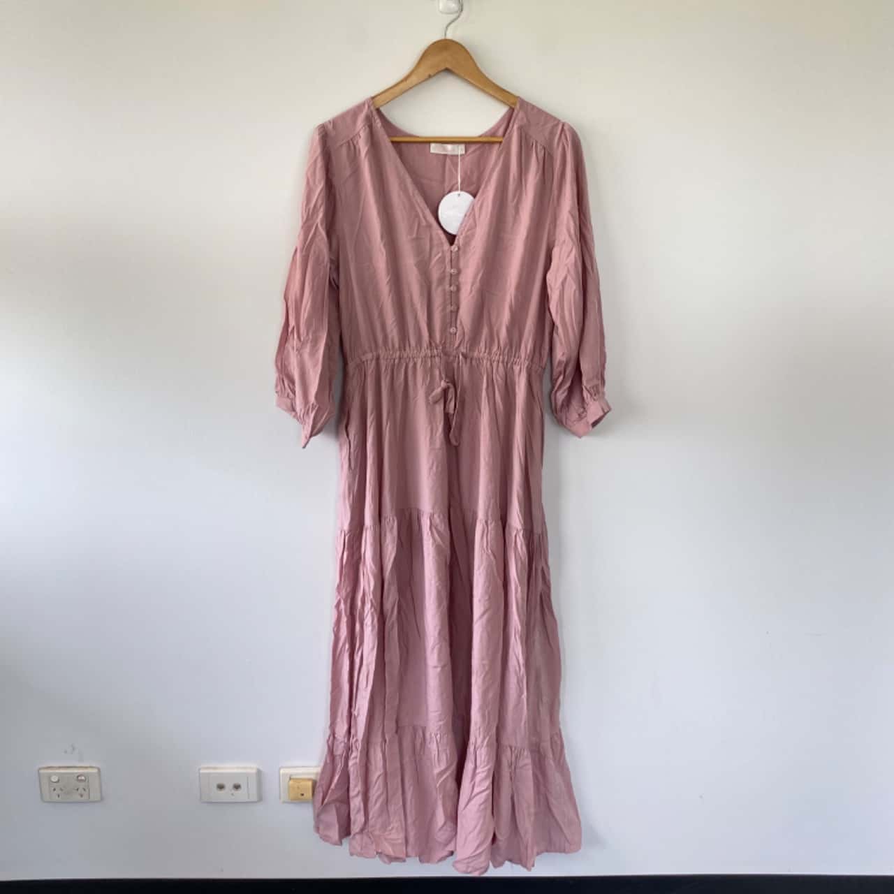 chinese dress ladies Adult's Long Sleeve Maxi Dress  Moppet & Co