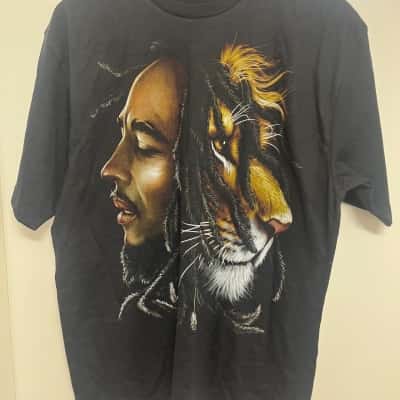  Bob Marley Men's Size L Short Sleeve T-shirt 