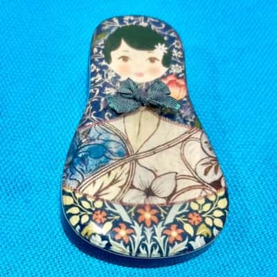 Matryoshka Doll Brooch- so cute