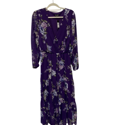 City Chic Womens  Size 14 Floral / Purple maxi dress rrp$139.95