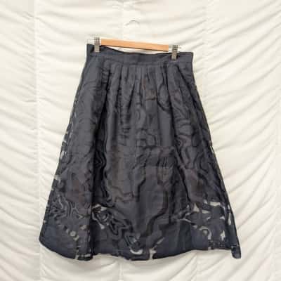 Gorman Womens Navy Blue A-Line Skirt - Size 10