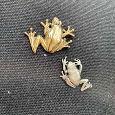 Frog Pins x 2