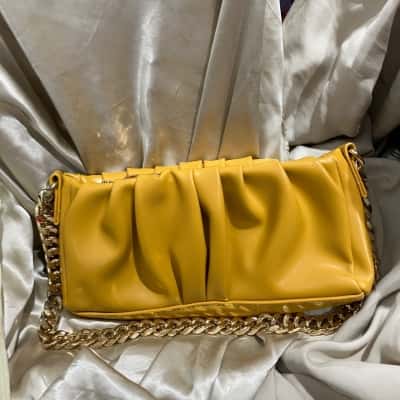Asos Design Womens Shoulder Bag Mustard / Yellow 