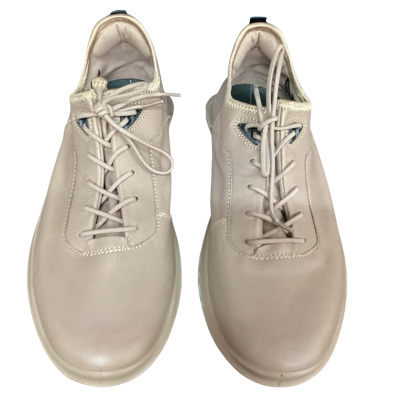 NEW Ecco Morel Leather Sneakers Size 45  (UK 10.5-11) Mauve 