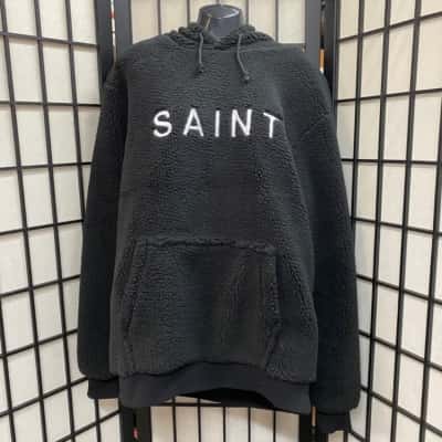 Near new Saint Morta Mens  Size L Hoodie Black  