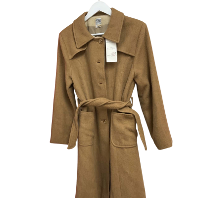 VINTAGE - Long Line Wool Blend Jacket 