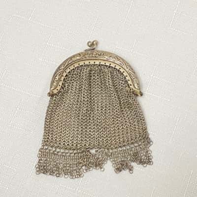 Chain Mail Snap Coin Womens Purse