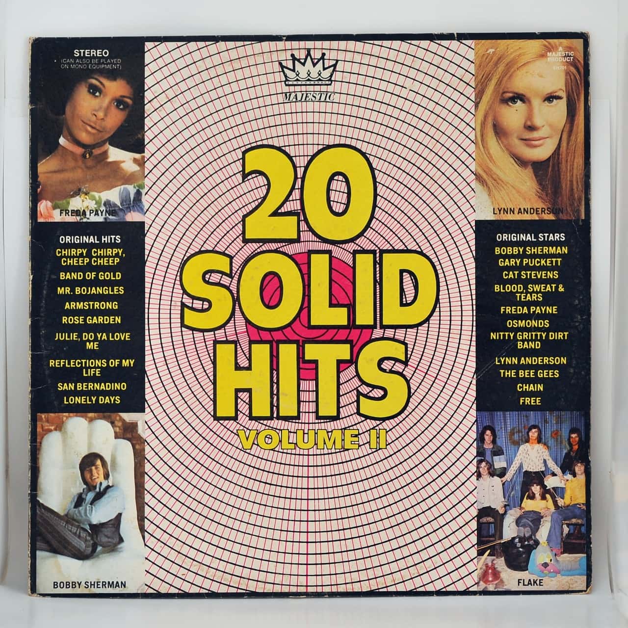 12” Vinyl 20 Solid Hits Early 70s Pop Released 1971(s)