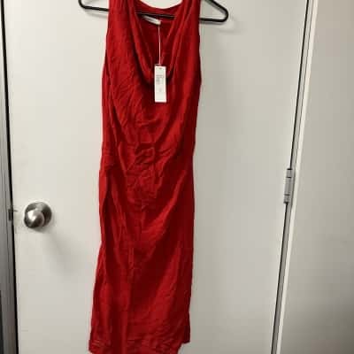 SATCH Womens  Size 6 Casual Dress Red 