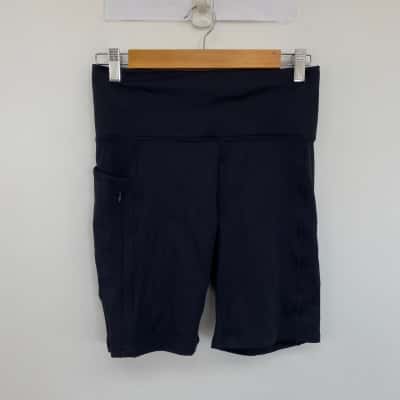 Rockwear Black Quad Tech Tight Shorts  Size 12 
