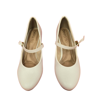  Womens  Size 36 White Beira Rio Shoes - Made in Brazil