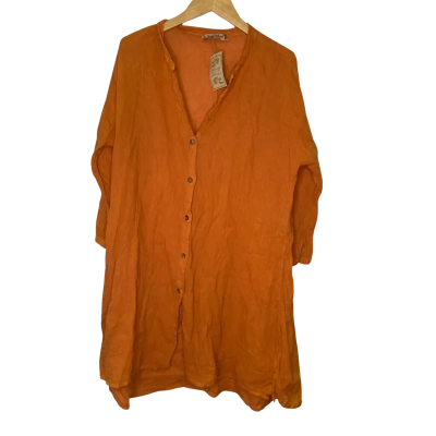  Ruby street Womens  Size One Size Long Sleeve Top Orange 