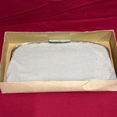 Glomesh Women's Vintage Enamel Mesh Evening Clutch 