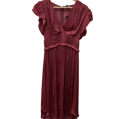 Forever New Womens  Size 10 Midi Dress Maroon 