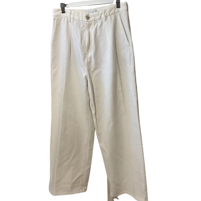 Witchery Womens  Size 12 High-Waisted Jeans White 