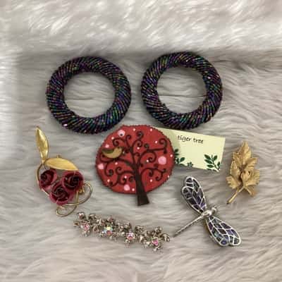  Womens Brooch Multicoloured 