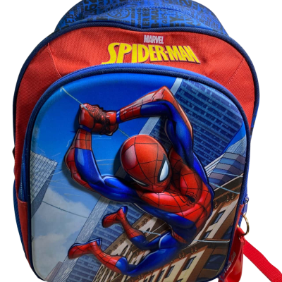 Kids Marvel Spiderman 3D 15" Backpack 25x36x14 cm
