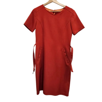  Womens Size 5 Work Dress Office Wear Orange 