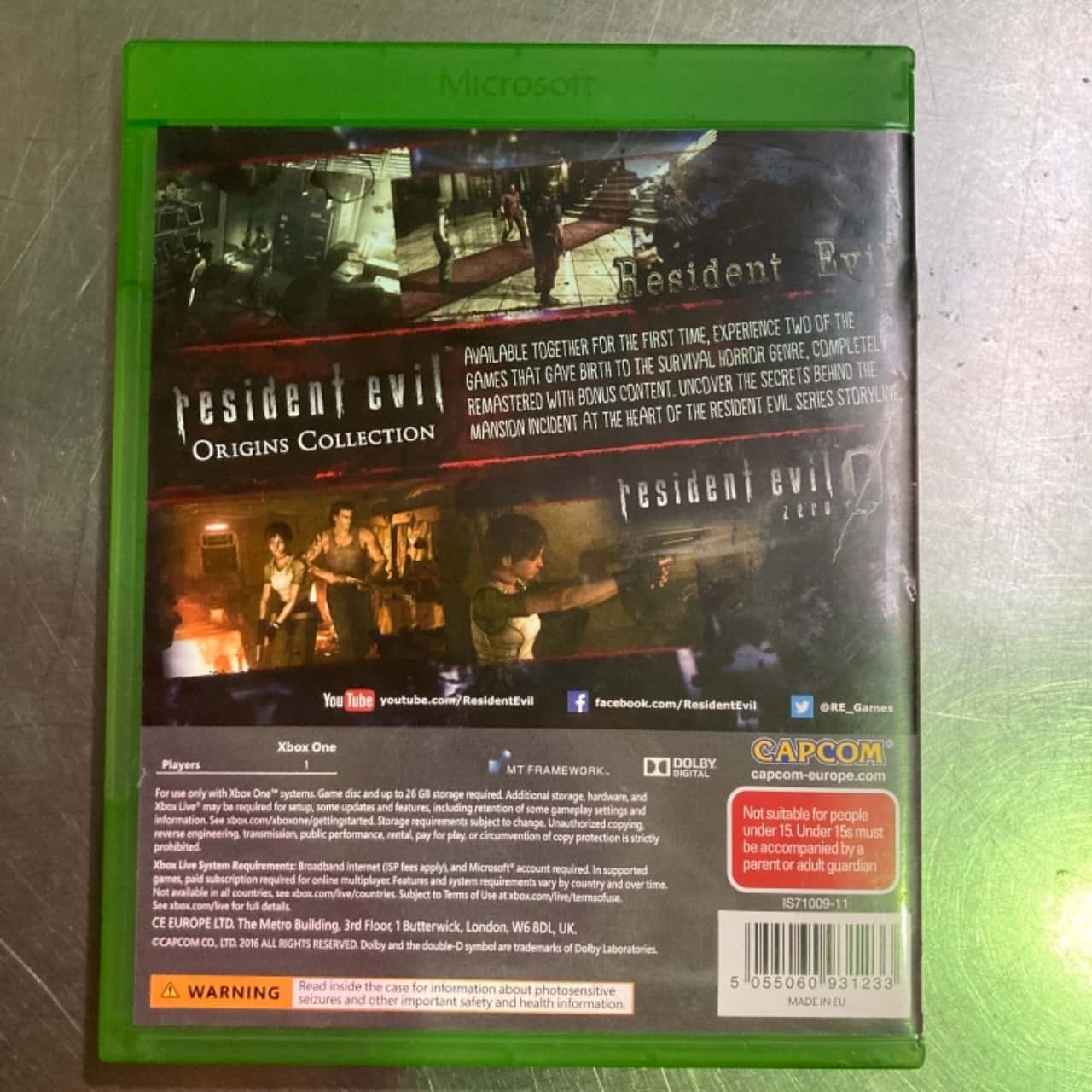 Reduced Xbox One Game Resident Evil Origins Collection